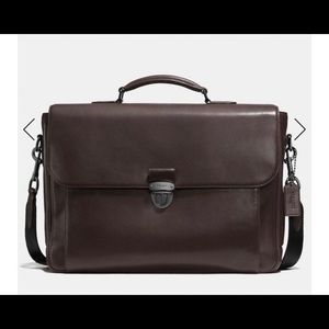 Coach Metropolitan Briefcase in chocolate brown